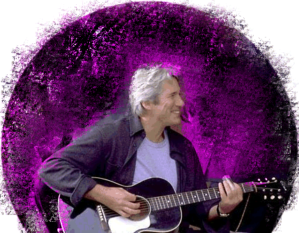 RG playing guitar