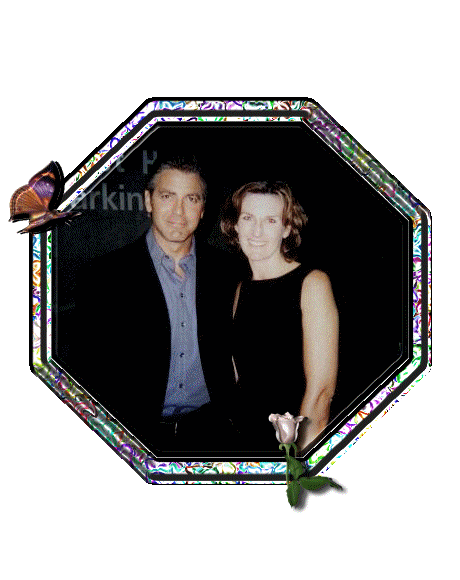 Jo with George Clooney