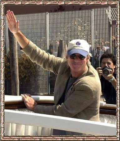 Richard waving