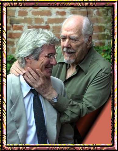 Richard & Robert clowning about